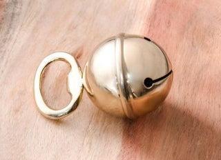 Brass Jingle Bell Bottle Opener