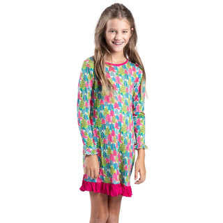 Pre Order Kids Tree-Mendous Cheer Bamboo Gown, 6 Size Options