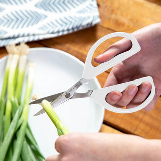 Joyce Chen Unlimited Kitchen Scissors with White Handles