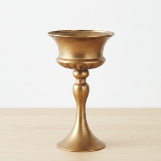 Antique Gold Tin Compote