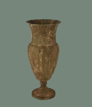 Aged Tin Vase