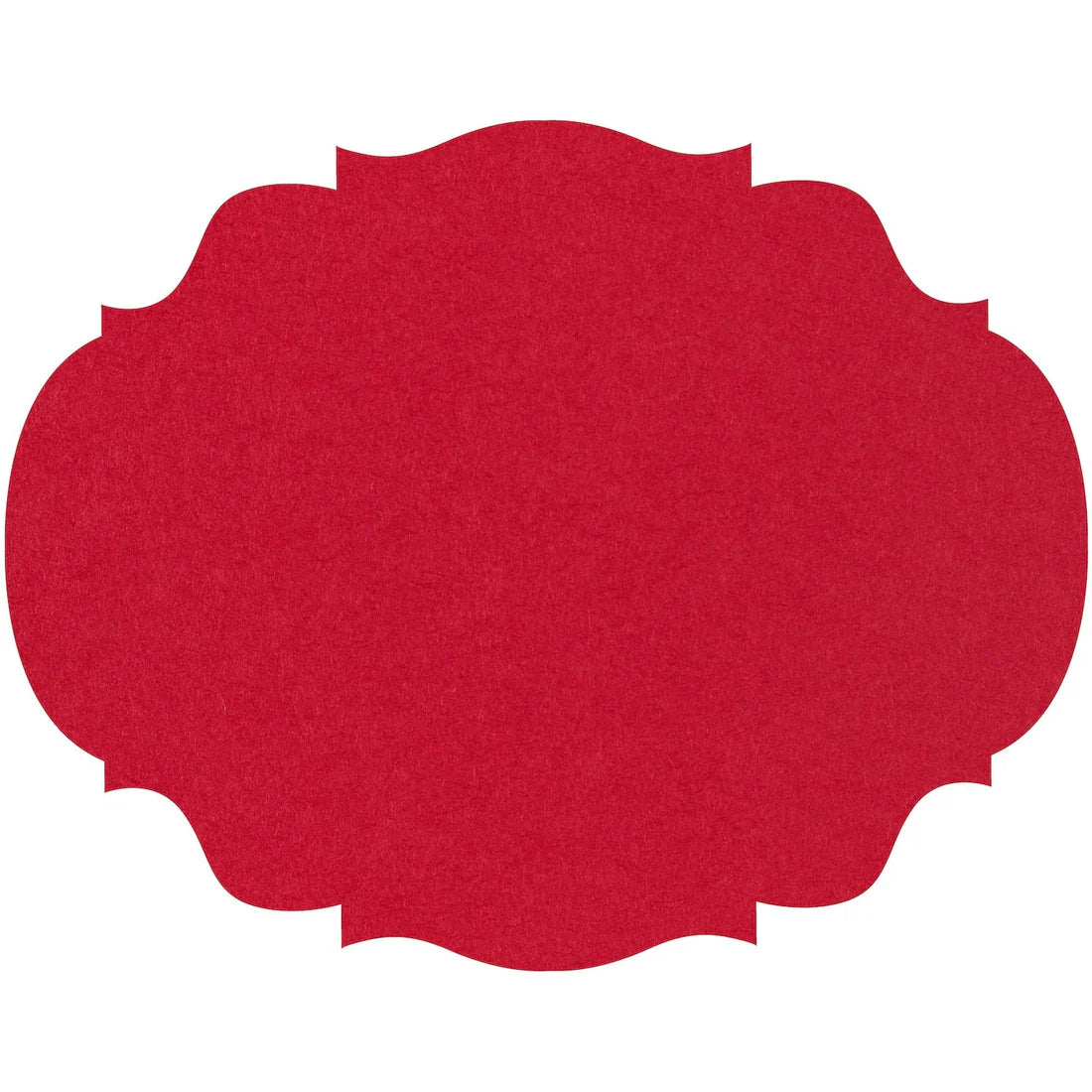 Die-Cut Red French Flame Placemat