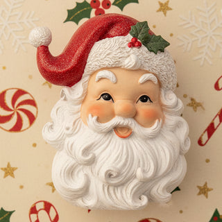 Pre Order Resin Santa Face, 2 Size Options