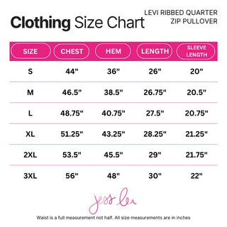 Levi Ribbed Quarter Sleeve Pullover-Neon Pink