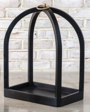 Black Wood Lantern, Size Options