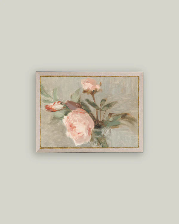 Light Pink Roses Framed Art