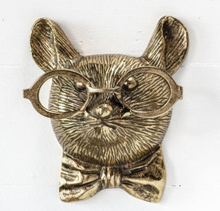 Pre Order 8.25" Gold Mouse Wall Decor