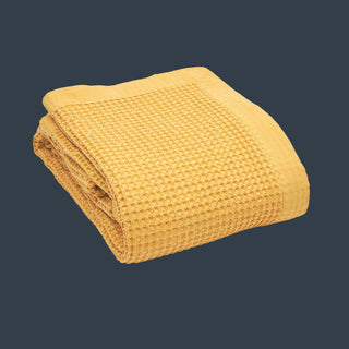 Pre Order Vintage Dyed Blanket Color Mustard , 2 Size Options
