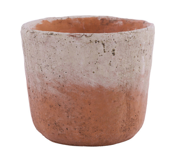 Cement Weathered Pot