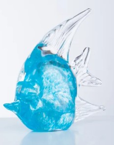 Pre Order Glass Fish Figurine, 3 Color Options