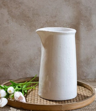 White Pourer Vase