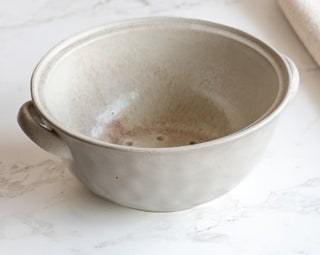 Pre Order (Oct) Cream Ceramic Colander