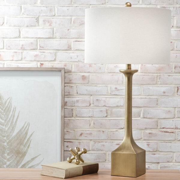 32" Tall Gold Table Lamp