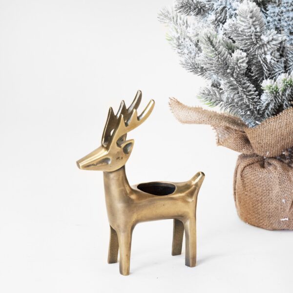 6.5" Reindeer Tea Light