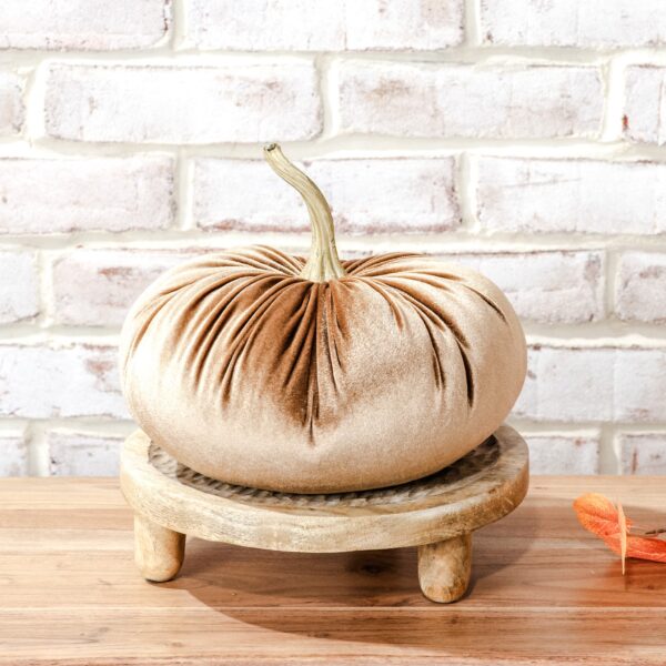 10" Velvet Pumpkin, Color Options