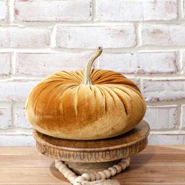 10" Velvet Pumpkin, Color Options