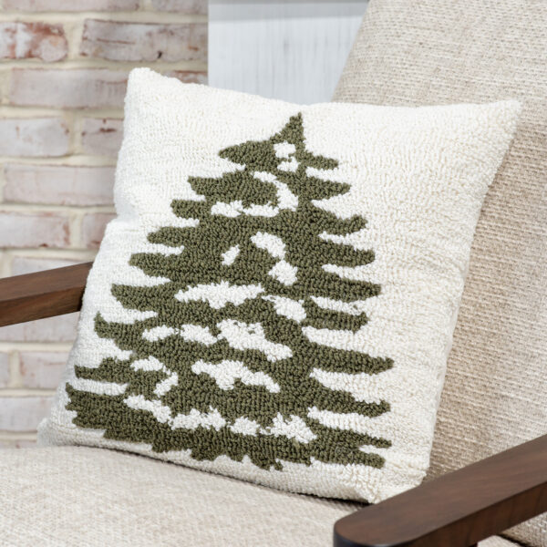 Loop Crochet Tree Pillow