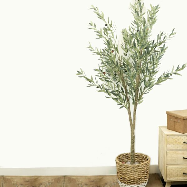 79" Faux Olive Tree