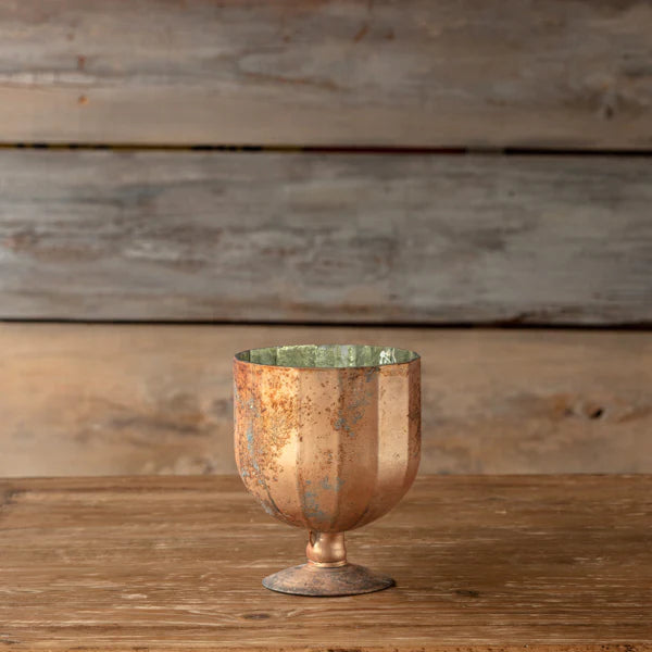 Antique Copper Chalice, Size Options
