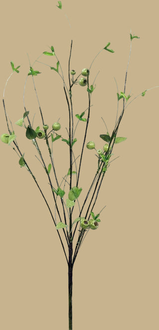 39" Crater Berry Leaf & Twig Spray