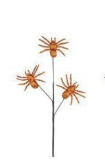 21"L Glitter Spider Spray, 4 Color Options