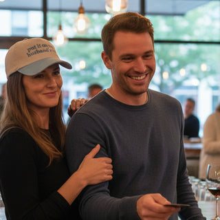 Pre Order "put it on my husband's tab" Two-Toned Hat