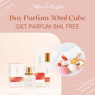 Parfum Spray (30 mL) Cube with Free 8mL Parfum Spray by Mixologie