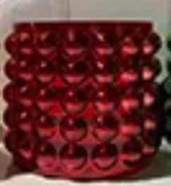 Hobnail Glass Vase, 3 Color Options