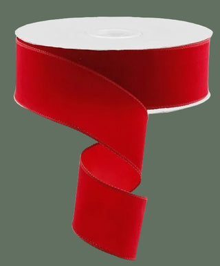Outdoor Red Velvet Ribbon 50YD