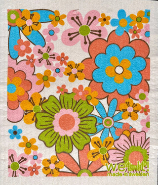 Retro Florals Swedish Cloth