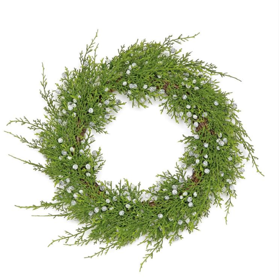 Seeding Juniper Wreath, Size Options