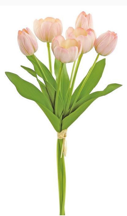 18" Natural Touch Tulip Bundle, Pink