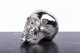 Aluminum Skull Sculpture