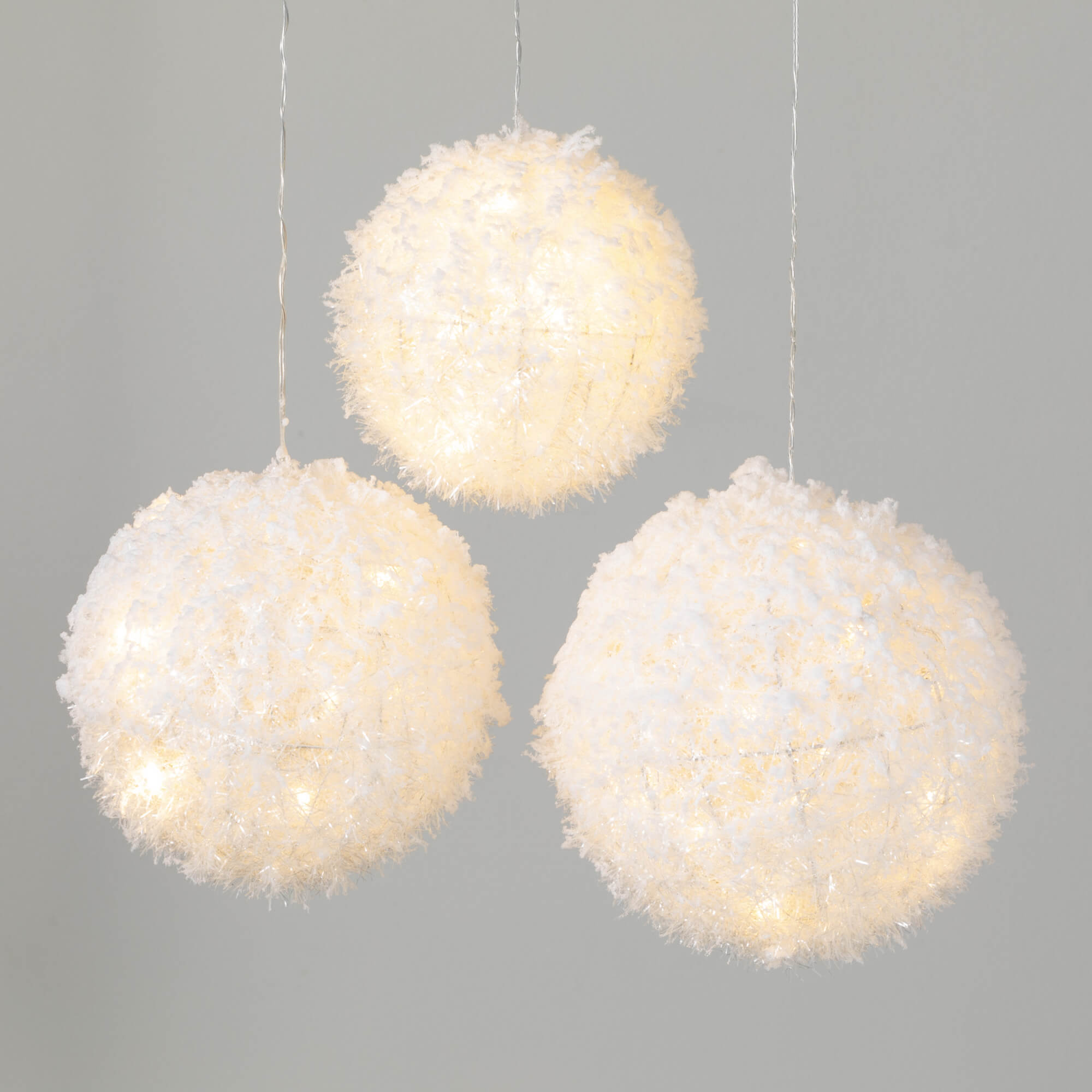 Lighted Ball Ornament, Size Options