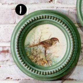 Green Frame Bird Print, 2 Style Options
