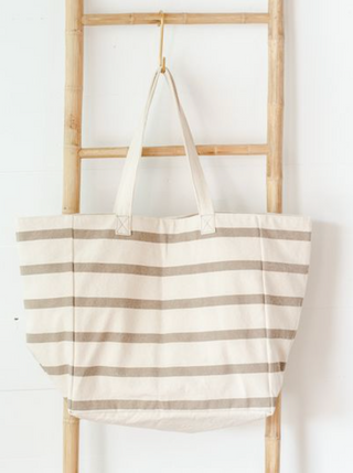 Striped Beach Bag, 2 Color Options