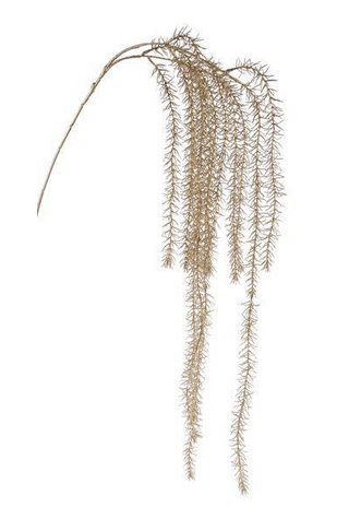 48" L Gold Glitter Hanging Spray