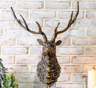 22" Antique Deer Head
