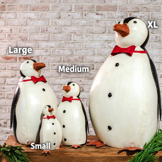 Phat Penguin Metal Decor, 4 Size Options