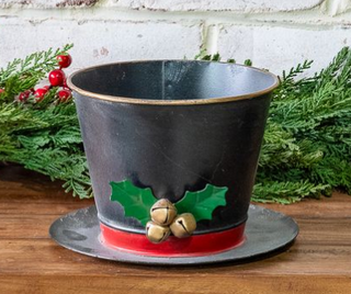 5" Snowman Hat Planter