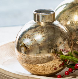 6" Gold Ornament Vase