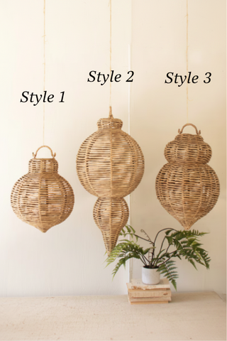 Seagrass Iron Ornament, 3 Style Options