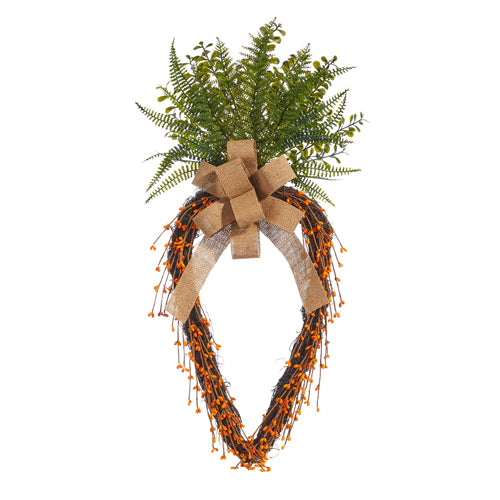 28" Grapevine Carrot Wreath