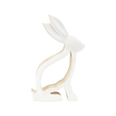 White Cutout Bunnies, Set of Two