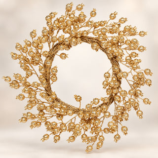 24" Glitter Berry Wreath