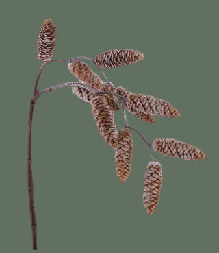 Hanging Frosted Pinecone Spray