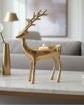 Aluminum Oval Deer Bowl