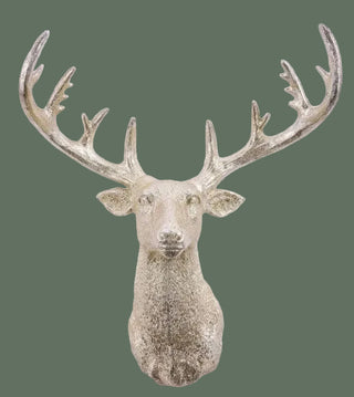 12.5"L Deer Head Ornament