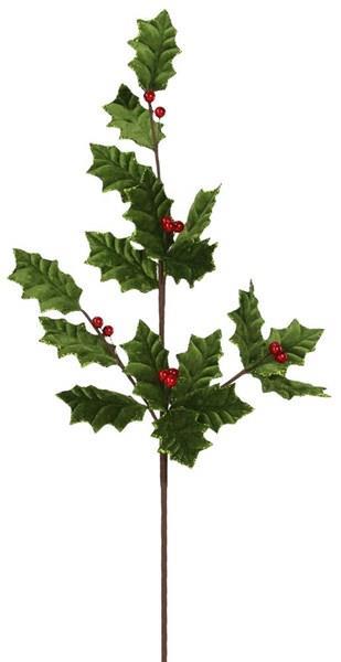 31.5"L Holly Leaf Spray