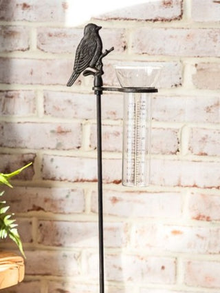 35" Brown Bird Rain Gauge Stake